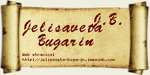 Jelisaveta Bugarin vizit kartica